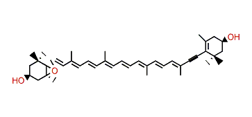(3S,3�R,5S,6R)-7',8'-Didehydro-5,6-epoxy-5,6-dihydro-beta,beta-carotene-3,3'-diol